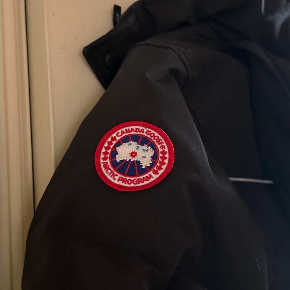 Canada Goose Kids Black Puffer Coat - Picture 3 of 4